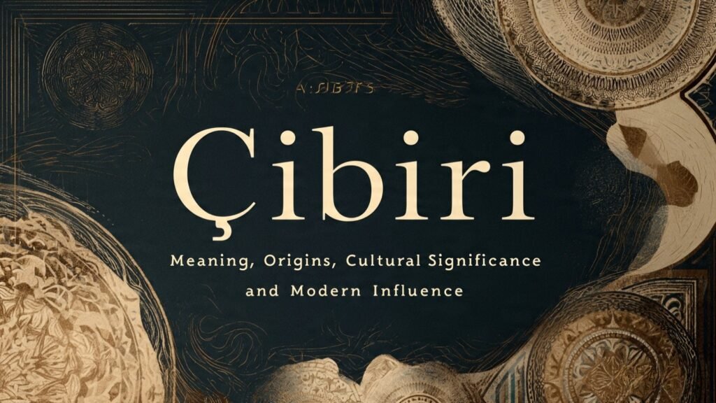 Çbiri: Meaning, Origins, Cultural Significance, and Modern Influence Çbiri
